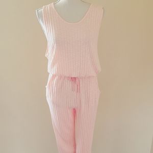 Green Mango ribbed jumpsuit size medium